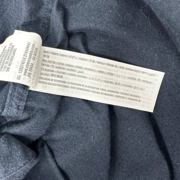 Abercrombie & Fitch Men's Navy Casual Button Down Shirt - Picture 9 of 9